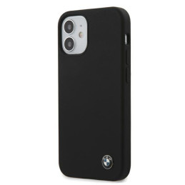 BMW Silicone Signature dėklas iPhone 12 mini - juodas