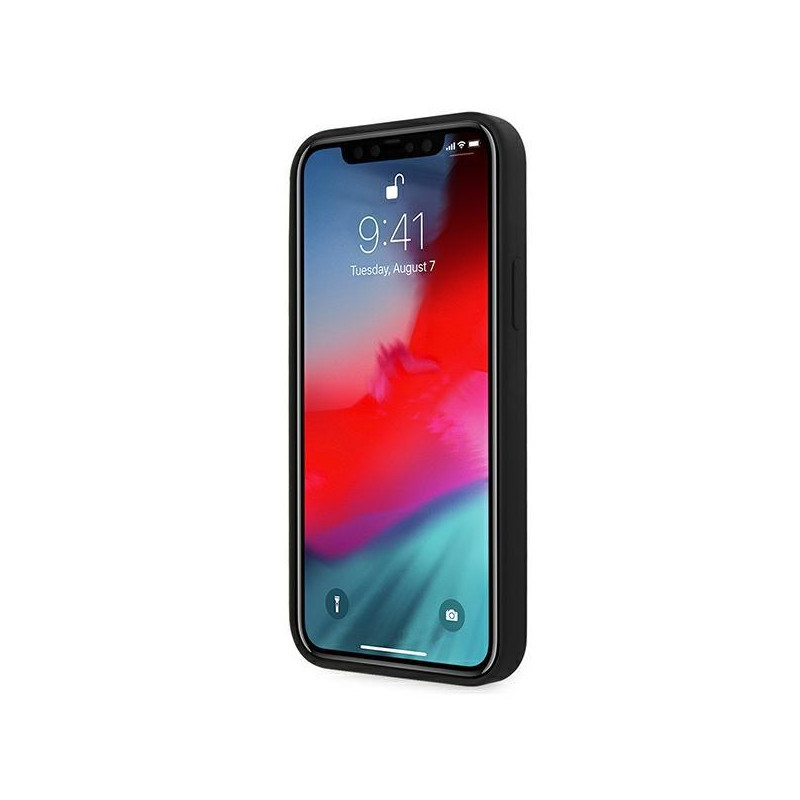 BMW Silicone Signature dėklas iPhone 12 mini - juodas