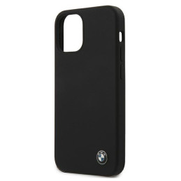BMW Silicone Signature dėklas iPhone 12 mini - juodas