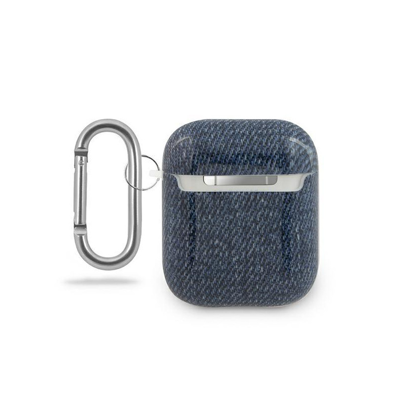 Guess Jeans Collection dėklas, skirtas AirPods 1/ 2 – tamsiai mėlynas