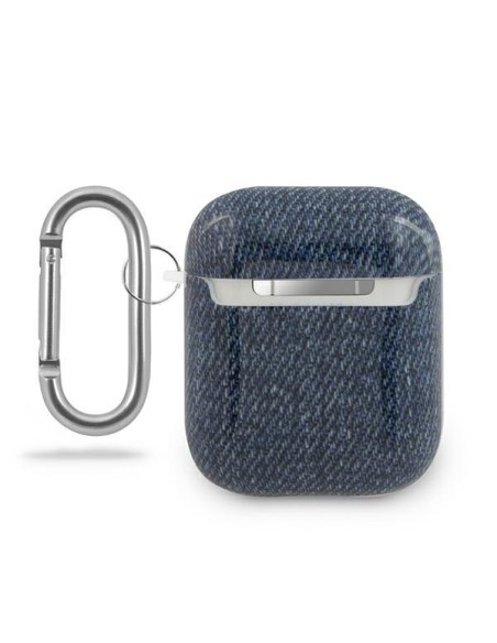 Guess Jeans Collection dėklas, skirtas AirPods 1/ 2 – tamsiai mėlynas Guess Jeans Collection dėklas, skirtas AirPods 1/ 2 – tamsiai mėlynas