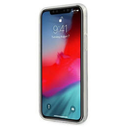 Guess 4G 3D Pattern Collection dėklas, skirtas iPhone 12 Pro Max – mėlynos ir rožinės spalvos