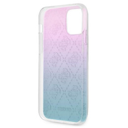 Guess 4G 3D Pattern Collection dėklas, skirtas iPhone 12 Pro Max – mėlynos ir rožinės spalvos