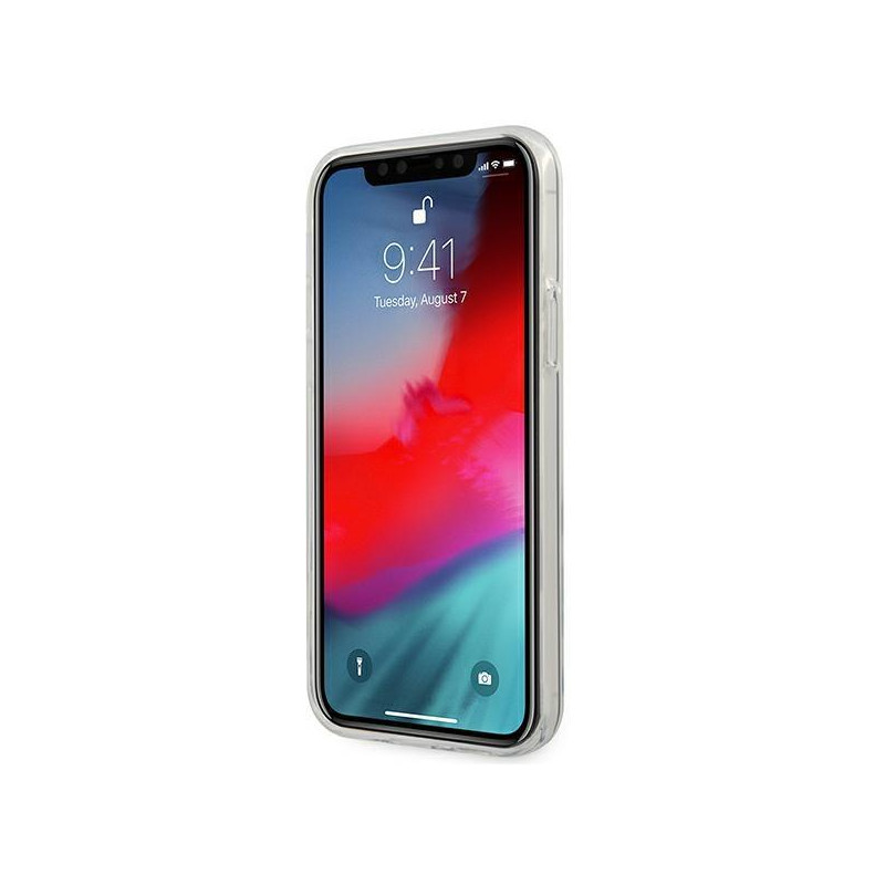 Guess 4G 3D Pattern Collection dėklas, skirtas iPhone 12 Pro Max - vaivorykštis