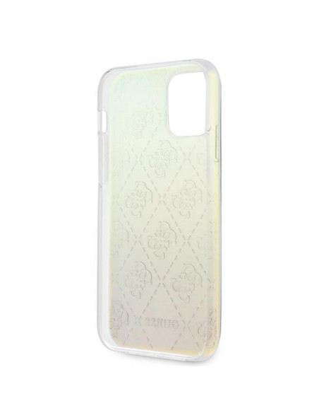 Guess 4G 3D Pattern Collection dėklas, skirtas iPhone 12 Pro Max - vaivorykštis