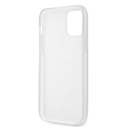 Guess 4G 3D Pattern Collection dėklas, skirtas iPhone 12 Pro Max - skaidrus