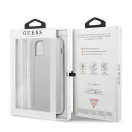 Guess 4G 3D Pattern Collection dėklas, skirtas iPhone 12 Pro Max - skaidrus
