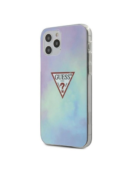 Guess Tie & Dye Collection dėklas, skirtas iPhone 12 Pro Max - mėlynas Guess Tie & Dye Collection dėklas, skirtas iPhone 12 Pro Max - mėlynas