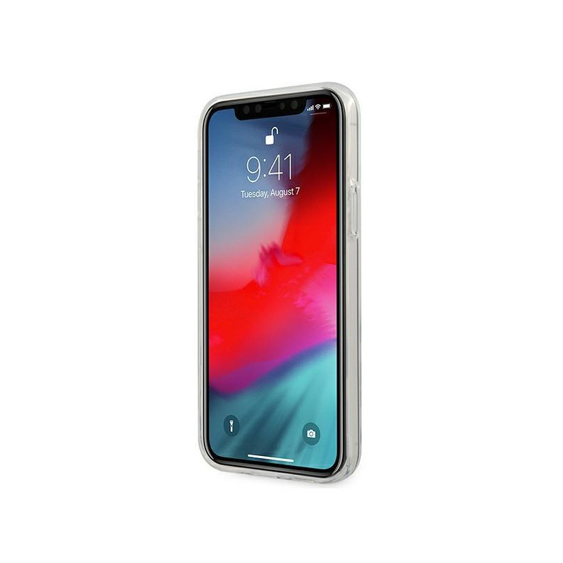 Guess Tie & Dye Collection dėklas, skirtas iPhone 12 Pro Max - mėlynas