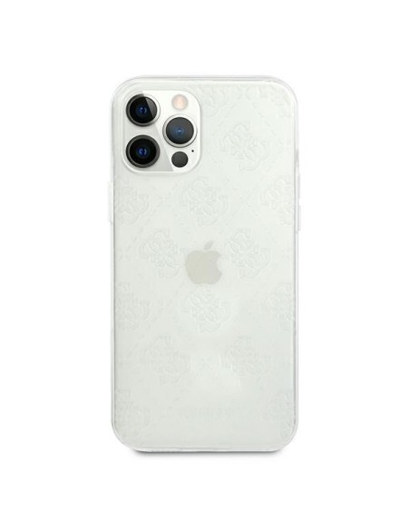 Guess 4G 3D Pattern Collection dėklas, skirtas iPhone 12 / iPhone 12 Pro - skaidrus Guess 4G 3D Pattern Collection dėklas, skirtas iPhone 12 / iPhone 12 Pro - skaidrus