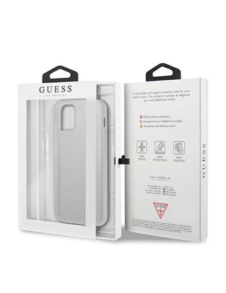 Guess 4G 3D Pattern Collection dėklas, skirtas iPhone 12 / iPhone 12 Pro - skaidrus Guess 4G 3D Pattern Collection dėklas, skirtas iPhone 12 / iPhone 12 Pro - skaidrus