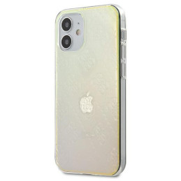 Guess 4G 3D Pattern Collection dėklas iPhone 12 mini - vaivorykštis