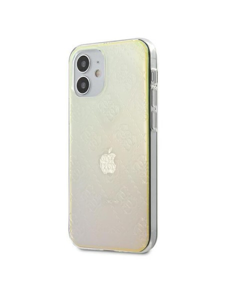 Guess 4G 3D Pattern Collection dėklas iPhone 12 mini - vaivorykštis Guess 4G 3D Pattern Collection dėklas iPhone 12 mini - vaivorykštis