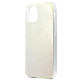 Guess 4G 3D Pattern Collection dėklas iPhone 12 mini - vaivorykštis