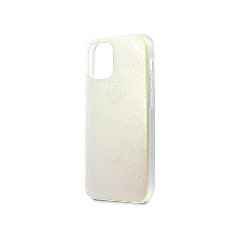 Guess 4G 3D Pattern Collection dėklas iPhone 12 mini - vaivorykštis