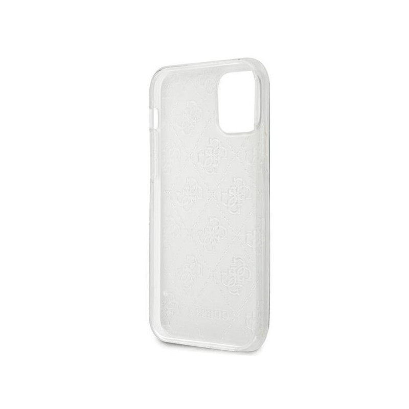 Guess 4G 3D Pattern Collection dėklas iPhone 12 mini - skaidrus