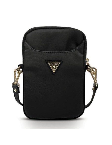 Guess Nylon Triangle Logo rankinė - juoda Guess Nylon Triangle Logo rankinė - juoda