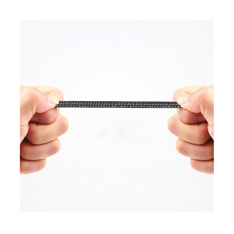 Kabelis USB laidas Iphone Lightning 2.4A 1m juodas