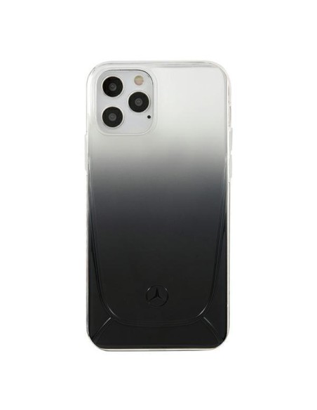 Mercedes Transparent Line dėklas iPhone 12 Pro Max - juodas Mercedes Transparent Line dėklas iPhone 12 Pro Max - juodas