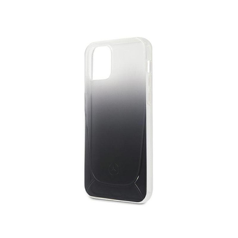Mercedes Transparent Line dėklas iPhone 12 Pro Max - juodas