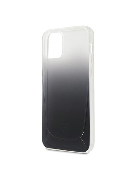 Mercedes Transparent Line dėklas iPhone 12 Pro Max - juodas Mercedes Transparent Line dėklas iPhone 12 Pro Max - juodas