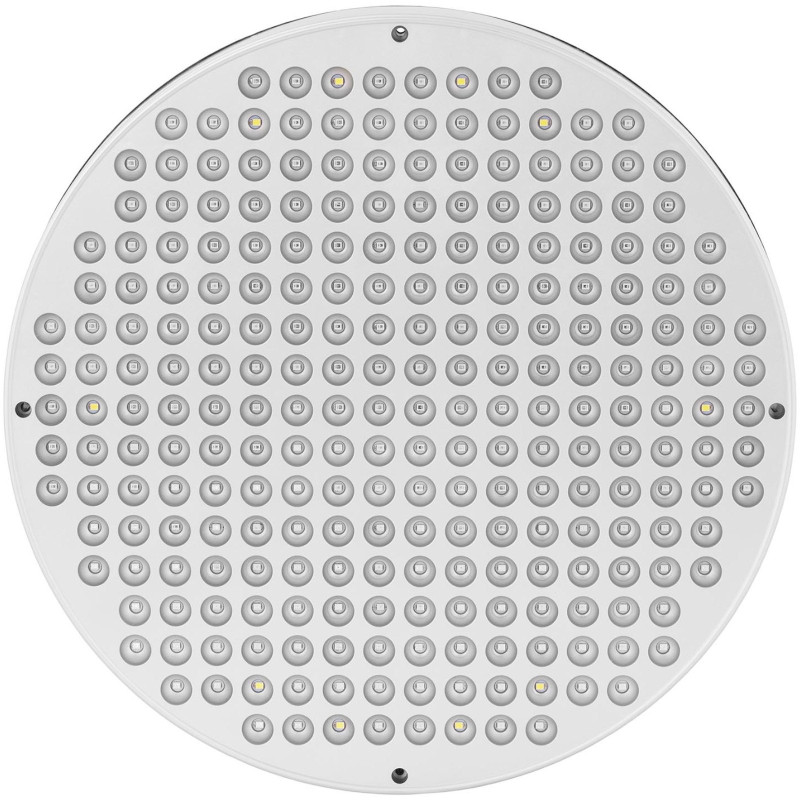Augalų augimo kultivavimo lempa Viso spektro apvalus skersmuo. 33 cm 250 LED 50 W sidabrinis