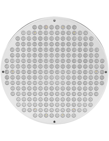Augalų augimo kultivavimo lempa Viso spektro apvalus skersmuo. 33 cm 250 LED 50 W sidabrinis Augalų augimo kultivavimo lempa Viso spektro apvalus skersmuo. 33 cm 250 LED 50 W sidabrinis
