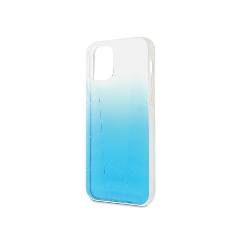 Mercedes Transparent Line dėklas iPhone 12 Pro Max - mėlynas