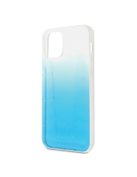 Mercedes Transparent Line dėklas iPhone 12 Pro Max - mėlynas