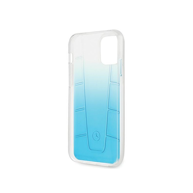 Mercedes Transparent Line dėklas iPhone 12 Pro Max - mėlynas