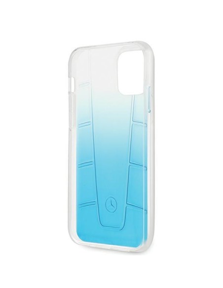 Mercedes Transparent Line dėklas iPhone 12 Pro Max - mėlynas