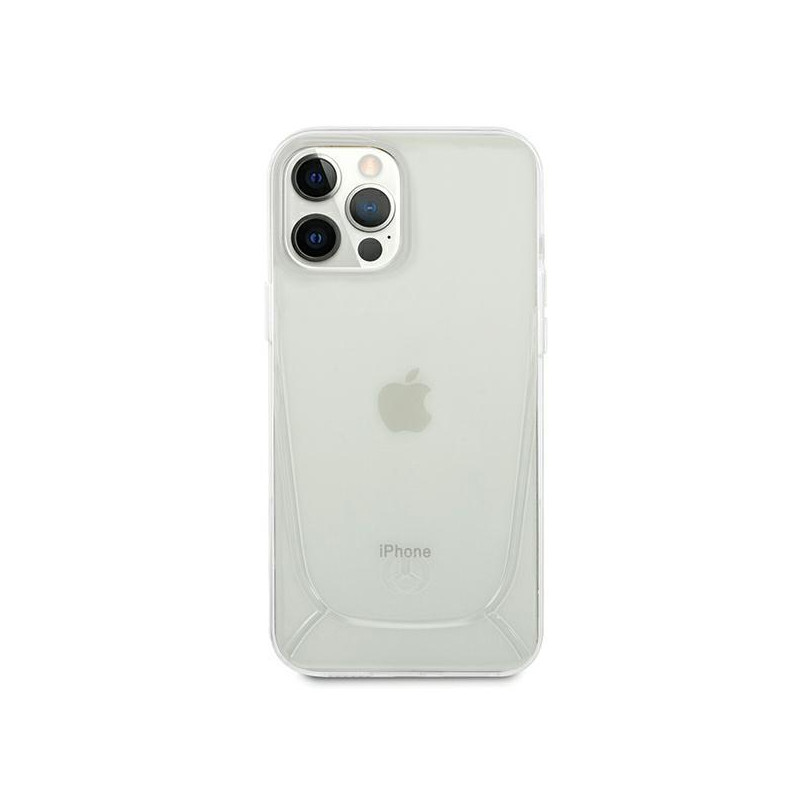 Mercedes Transparent Line dėklas skirtas iPhone 12 / iPhone 12 Pro - skaidrus