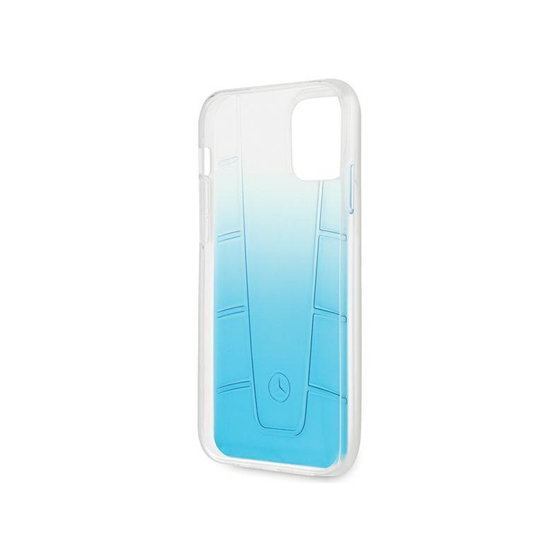 Mercedes Transparent Line dėklas iPhone 12 / iPhone 12 Pro - mėlynas