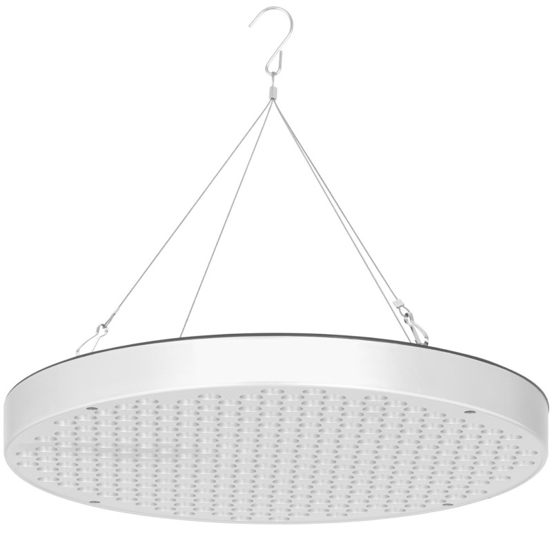 Augalų augimo kultivavimo lempa Viso spektro apvalus skersmuo. 33 cm 250 LED 50 W sidabrinis