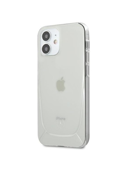 Mercedes Transparent Line dėklas iPhone 12 mini - skaidrus Mercedes Transparent Line dėklas iPhone 12 mini - skaidrus