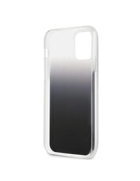 Mercedes Transparent Line dėklas iPhone 12 mini - juodas Mercedes Transparent Line dėklas iPhone 12 mini - juodas