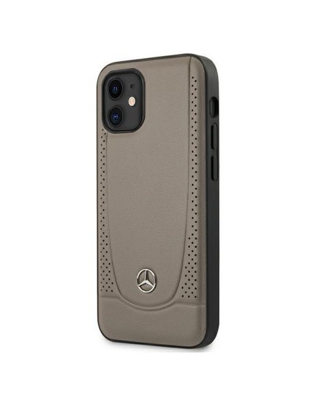 Mercedes Urban Line dėklas iPhone 12 mini - rudas Mercedes Urban Line dėklas iPhone 12 mini - rudas