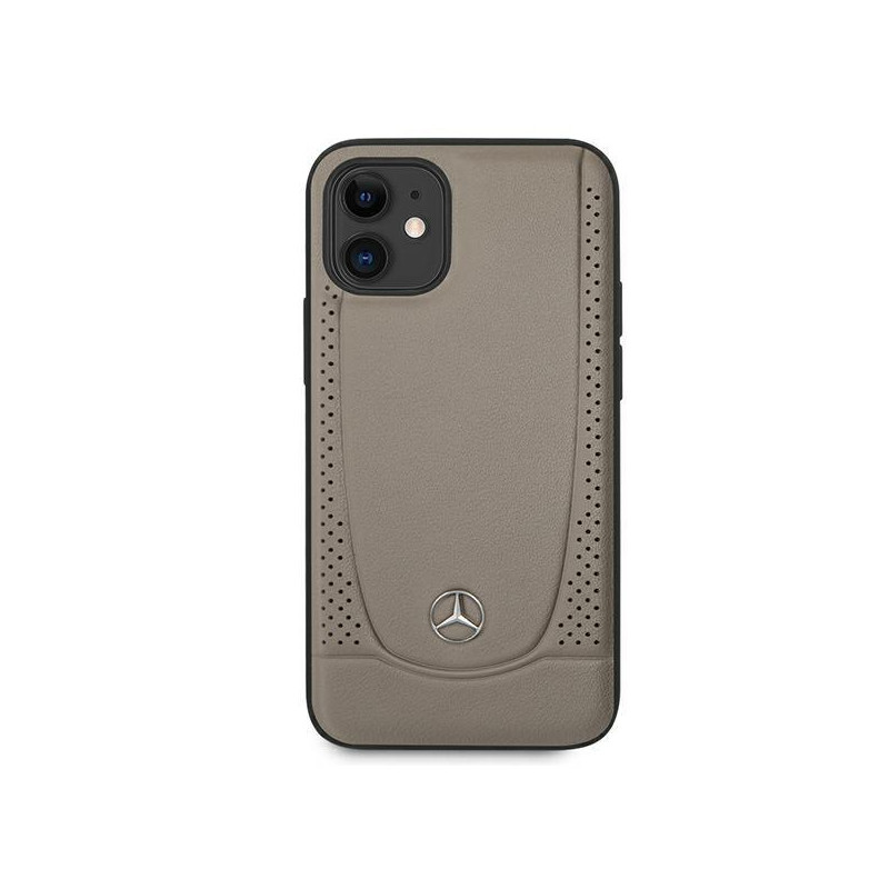 Mercedes Urban Line dėklas iPhone 12 mini - rudas