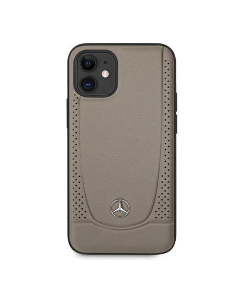 Mercedes Urban Line dėklas iPhone 12 mini - rudas Mercedes Urban Line dėklas iPhone 12 mini - rudas