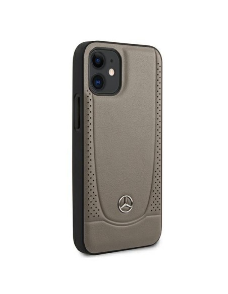 Mercedes Urban Line dėklas iPhone 12 mini - rudas Mercedes Urban Line dėklas iPhone 12 mini - rudas