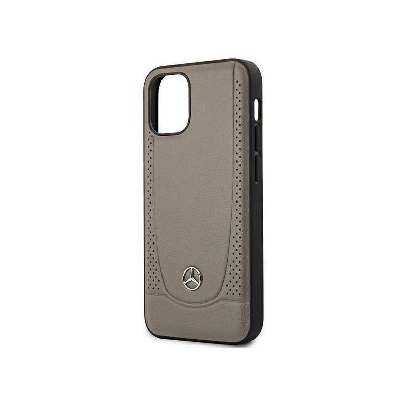 Mercedes Urban Line dėklas iPhone 12 mini - rudas