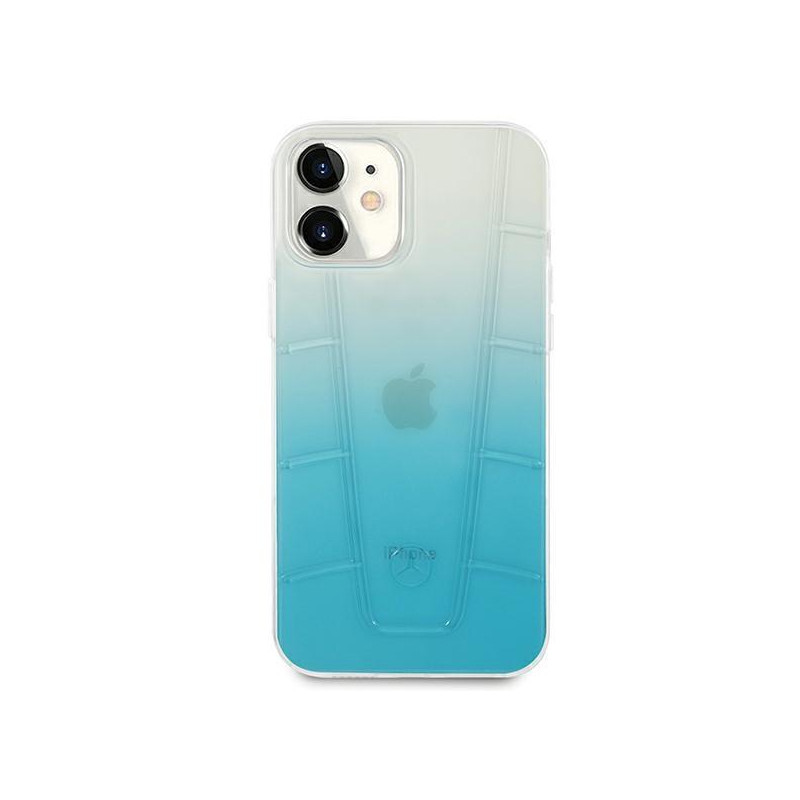 Mercedes Transparent Line dėklas iPhone 12 mini - mėlynas