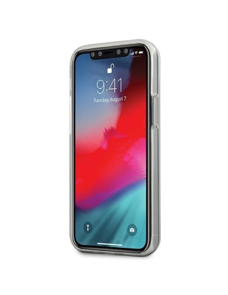 Mercedes Transparent Line dėklas iPhone 12 mini - mėlynas Mercedes Transparent Line dėklas iPhone 12 mini - mėlynas