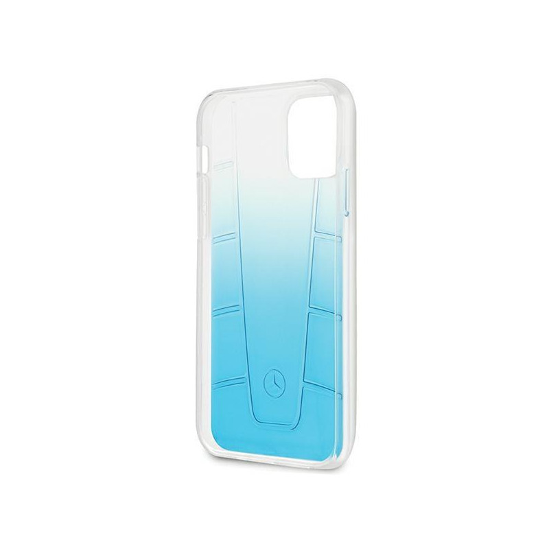 Mercedes Transparent Line dėklas iPhone 12 mini - mėlynas