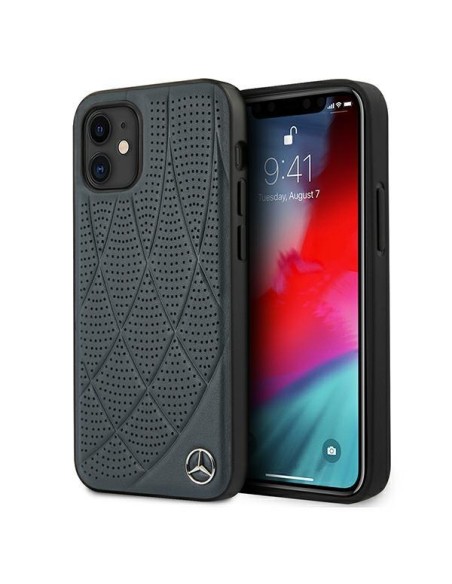 Mercedes Bow Line dėklas iPhone 12 mini - tamsiai mėlynas Mercedes Bow Line dėklas iPhone 12 mini - tamsiai mėlynas
