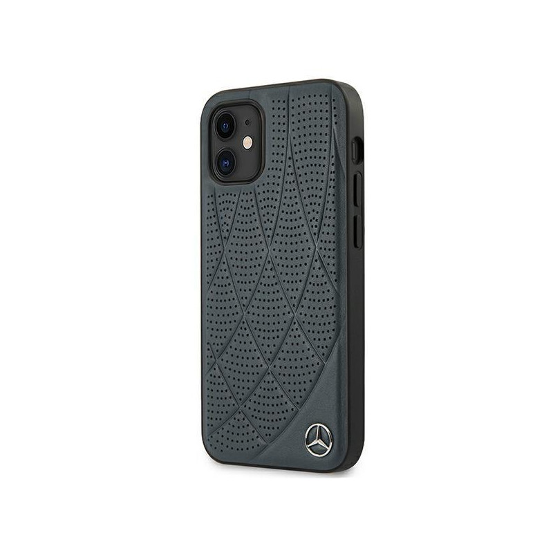 Mercedes Bow Line dėklas iPhone 12 mini - tamsiai mėlynas