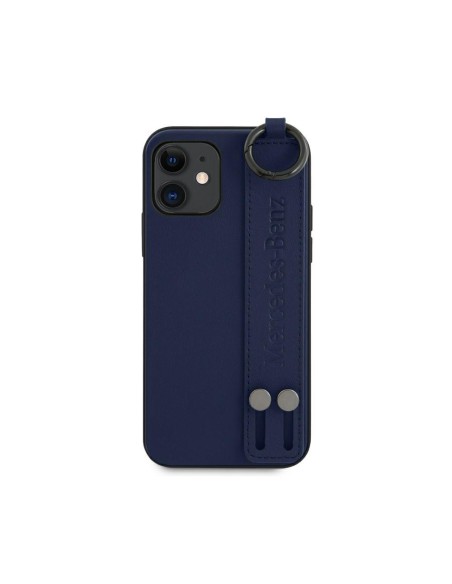 Mercedes Strap Line dėklas iPhone 12 mini - mėlynas Mercedes Strap Line dėklas iPhone 12 mini - mėlynas