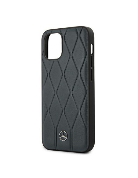 Mercedes Wave Line dėklas iPhone 12 mini - mėlynas Mercedes Wave Line dėklas iPhone 12 mini - mėlynas