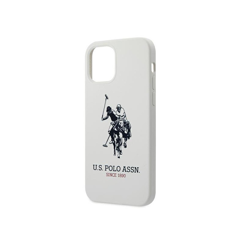 JAV Polo Assn byla Silikono kolekcija iPhone 12 Pro Max - balta