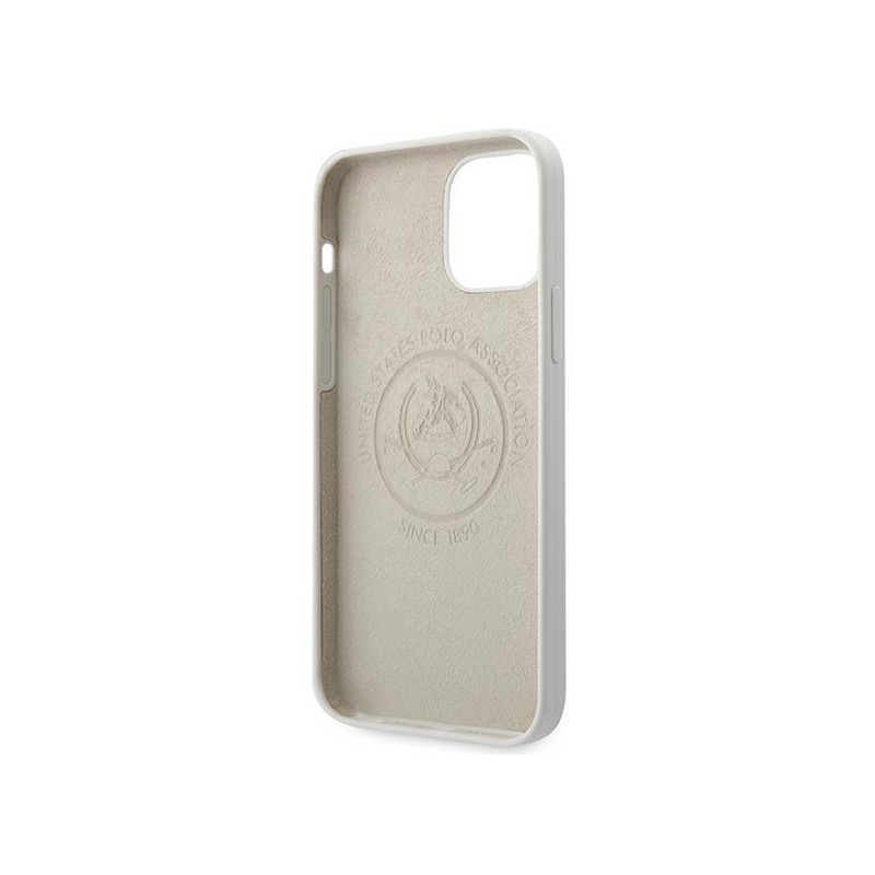 JAV Polo Assn byla Silikono kolekcija iPhone 12 Pro Max - balta